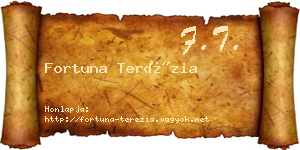 Fortuna Terézia névjegykártya